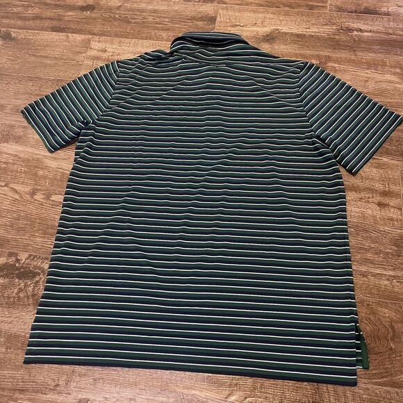 Polo Ralph Lauren Polo Shirt Mens L. Performance Green Black Striped Pony NWT - Picture 7 of 8